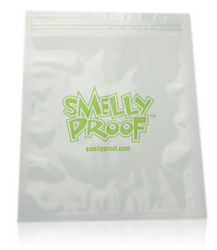 Large Clear Smelly Proof Storage Bag #5 - 8" x 5". Large Clear Smelly Proof Storage Bag #5 - 8" x 5".