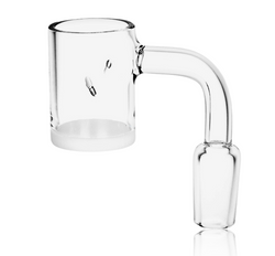 14mm Opaque Bottom Quartz Banger With Airflow Slits