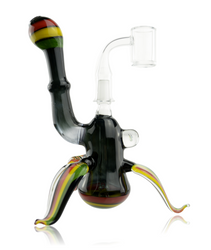 Black Rasta Tripod Rig by Hippo Glass With Banger