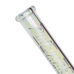 Close up of Red Eye Tek Rainbow Terminator Finish Revolution Canteen Base Tube Design