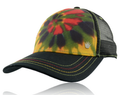 No Bad Ideas Stash Pocket Trucker Hat Rasta Tie Dye No Bad Ideas Stash Pocket Trucker Hat Rasta Tie Dye