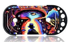 Elevated Metal Rolling Tray & Cone Loader Kit - Trippy World Design Elevated Metal Rolling Tray & Cone Loader Kit - Trippy World Design