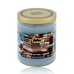 13oz Warm Flannel Smoke Odor Exterminator Candle