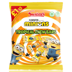 Swizzels Minions Tropical Chew Bars From United Kingdom Swizzels Minions Tropical Chew Bars From United Kingdom