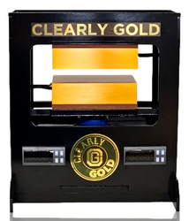 Clearly Gold GS Lite 10 Ton Rosin Press Front Clearly Gold GS Lite 10 Ton Rosin Press Front