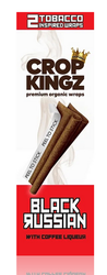 Crop Kingz Organic Hemp Wraps - Black Russain Flavour Crop Kingz Organic Hemp Wraps - Black Russain Flavour