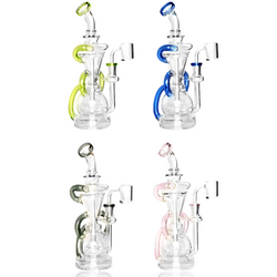 10" GEAR Crystal Glide Triple Uptake Dual Chamber Recycler 10" GEAR Crystal Glide Triple Uptake Dual Chamber Recycler