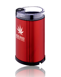Party Sized Herb Grinder Red Electric Grinder.