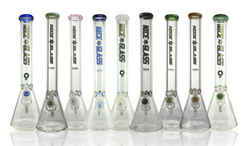 18" Nice Glass 9mm Beaker Tube With Pinch Collection