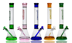 18" Preemo Glass Colour Base Beaker Tube Collection