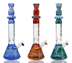 18" Nice Glass Fumed Top Beaker Collection