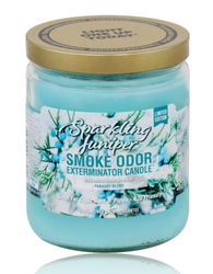13oz Sparkling Juniper Smoke Odor Exterminator Candle