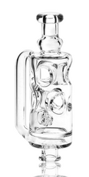 Puffco Pivot Incycler Bubbler Glass Mouthpiece Quarter Right