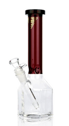 11" Red Eye Tek Honeycomb Tube with Hexagonal Canteen Base in Amber