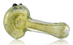 Walt C Glass Fumed Hand Pipe in Silver