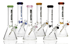 12" Nice Glass 7mm Beaker Tube Water Pipes