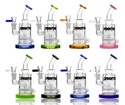 6.5" Preemo Glass Honeycomb Bubbler Rigs