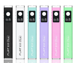 Yocan Flat 2.0 Plus 510 Battery in Black, Silver, Teal, Purple, Pink and Green