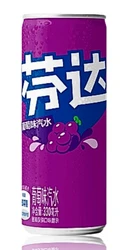 Fanta Can in Grape Imported from China