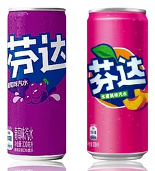 Fanta Imported from China in Grape & Peach
