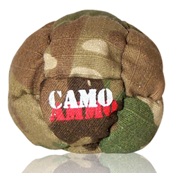 Camo Ammo Footbag Hacky Sack in Earth Camo