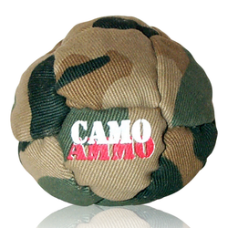Camo Ammo Footbag Hacky Sack in Green Camo