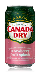 Canada Dry Strawberry Fruit Splash Ginger Ale