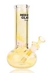 9" Colour Changing 7mm Thick Bubble Tank Water Pipe