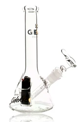 9" GEAR Premium Sidekick Beaker Tube in Clear Quarter Right