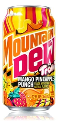 One can of Mountain Dew Trolli Mango Pineapple Punch Front
