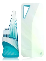 Puffco Peak Pro 3DXL Glacier Limited Edition with white carrying case