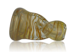 Lethal Glass Clear Twisted Chillum Pipe Horizontal Left Lethal Glass Clear Twisted Chillum Pipe Horizontal Left