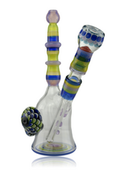 Doug Zolbert & Juju Glass 14mm Dotstack Encalmo Tube Quarter Right With Dome Doug Zolbert & Juju Glass 14mm Dotstack Encalmo Tube Quarter Right With Dome