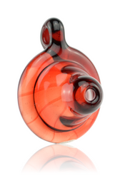 PACINI GLASS RED ELVIS CONDOM CAP PENDANT