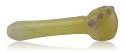 Sweet Justice Glass Spoon Pipe Fume With Purple Mibs Right Profile Sweet Justice Glass Spoon Pipe Fume With Purple Mibs Right Profile