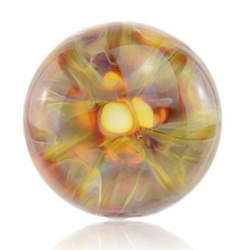 Sasha Hess Serendipity Doughnut Implosion Glass Marble Sasha Hess Serendipity Doughnut Implosion Glass Marble