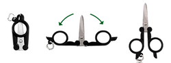 Buddies Folding Scissors Showing folding process