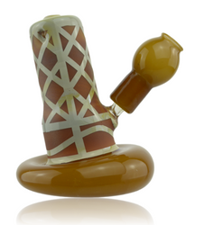 Chad G Orange Upside Down Melted Ice Cream Cone Rig With Dome Right side Profile