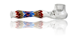3" Glass Alchemy Zig-Zag Hand Pipe Side Profile 3" Glass Alchemy Zig-Zag Hand Pipe Side Profile