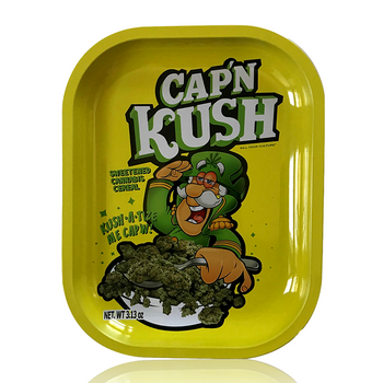 Cap'n Kush rolling tray set