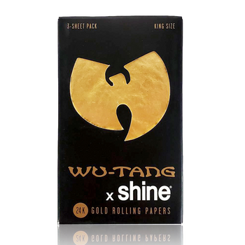 SHINE & WU TANG COLLAB 24K GOLD KING SIZE 3 SHEETS