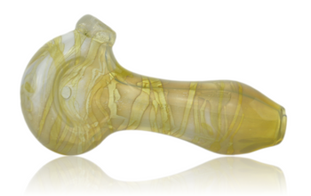 LETHAL GLASS TRAILED PIPE - LEFT HANDED
