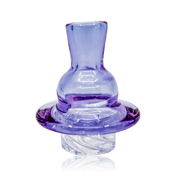 PURPLE CYCLONE RIPTIDE CARB CAP WITH FLUTED TOP