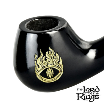 5.5" PULSAR SHIRE PIPE LORD OF THE RINGS EDITION - BENT APPLE SAURON