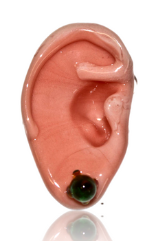TAMMY BALLER 3" EAR DISH - STUD EARRING