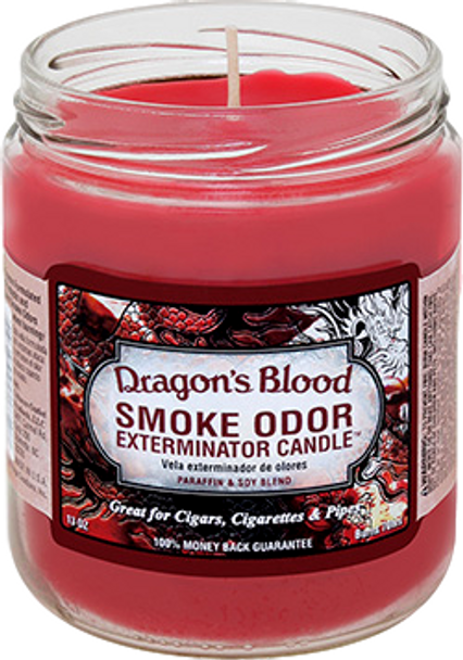 13oz Dragon's Blood Smoke Odor Exterminator Candle