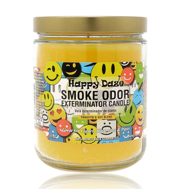 13oz Happy Daze Candle By Smoke Odor Exterminator.