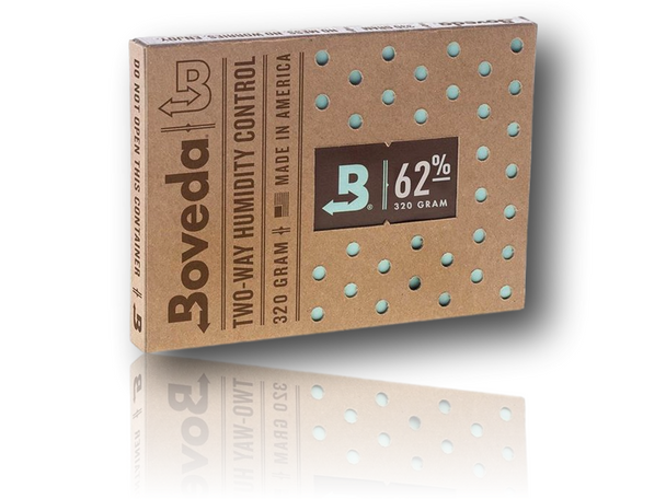 320g Boveda Pack - 62% Moisture - Pack size is recommended for 5 Gallon container.
