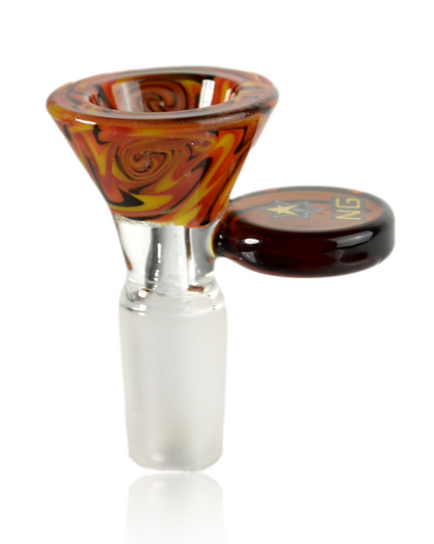 Amber 14mm Reversal Cone Bowl