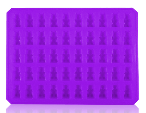 DOPE MOLDS 50 X BEAR SILICONE MOLD - PURPLE